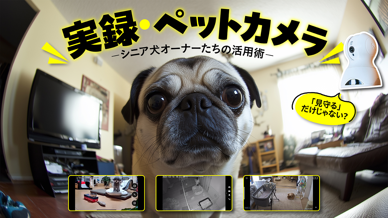実録・ペットカメラ -シニア犬オーナーたちの活用術-